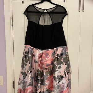 Floor length formal gown with pockets